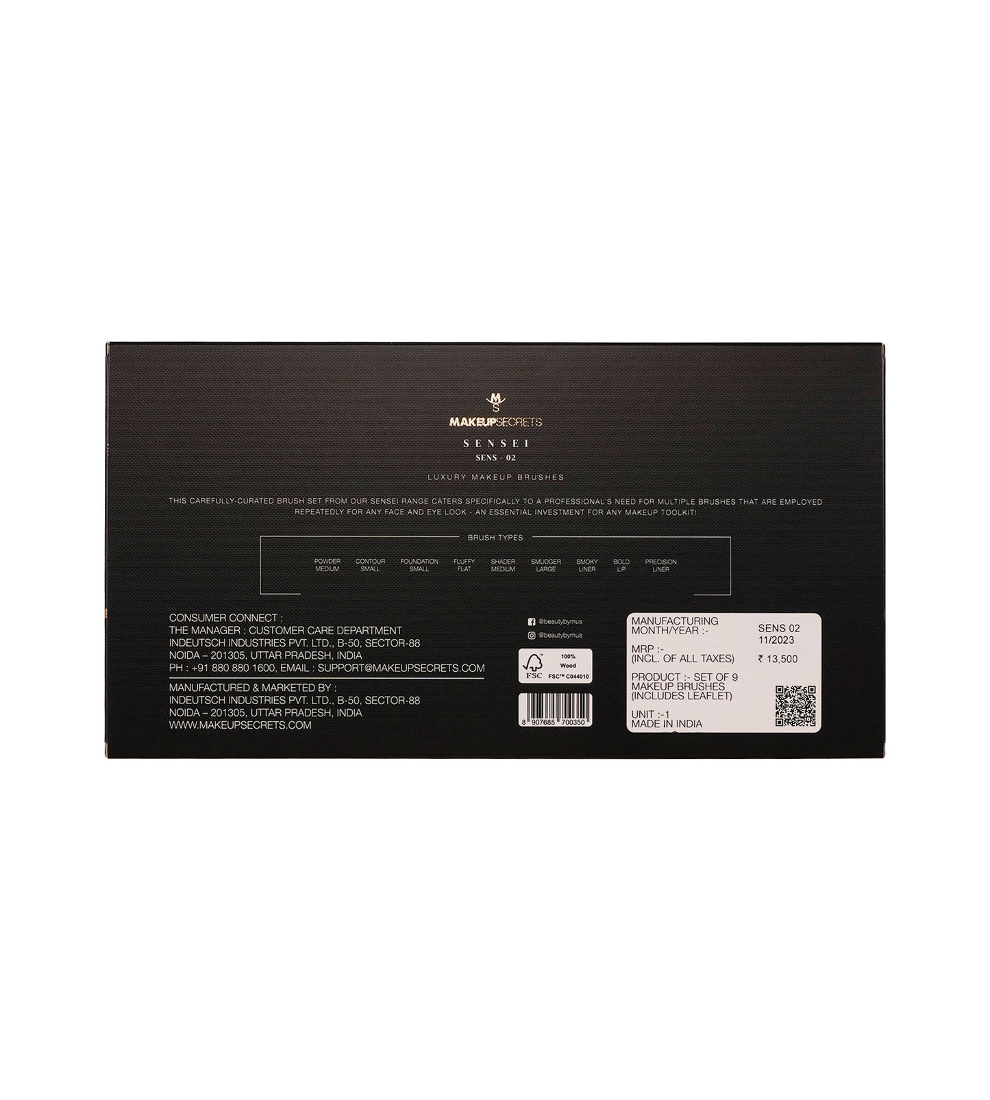Sensei - 9 Brush Set - SENS02